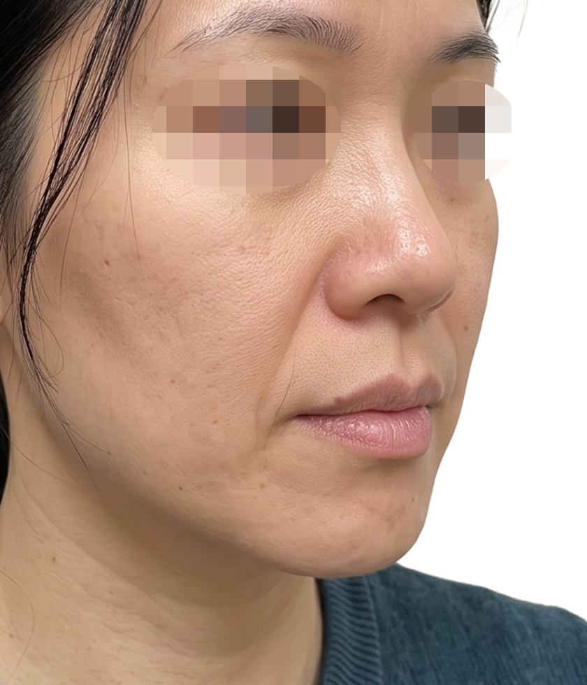 세르프 팔자주름 시술 전